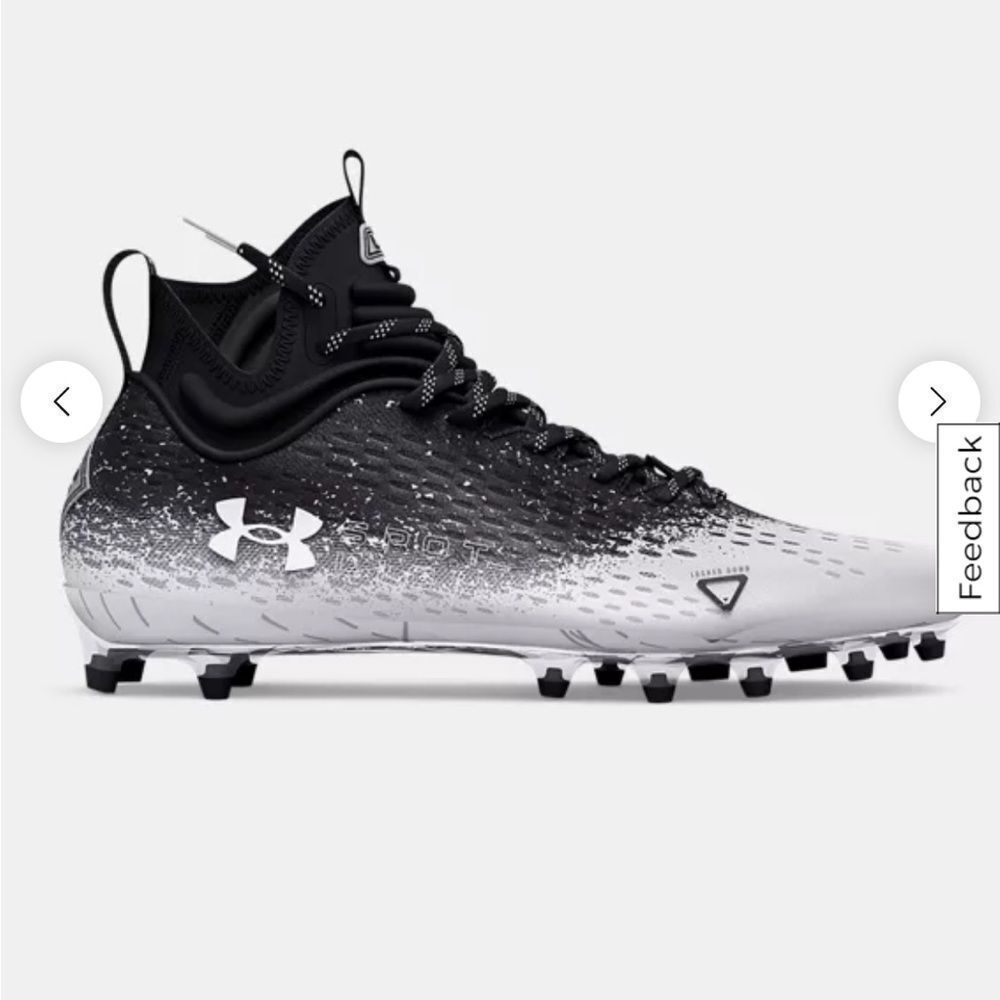 Men’s Under Armour UA Spotlight Lux MC 2.0 Football Cleats size 10, NWOB, NEW